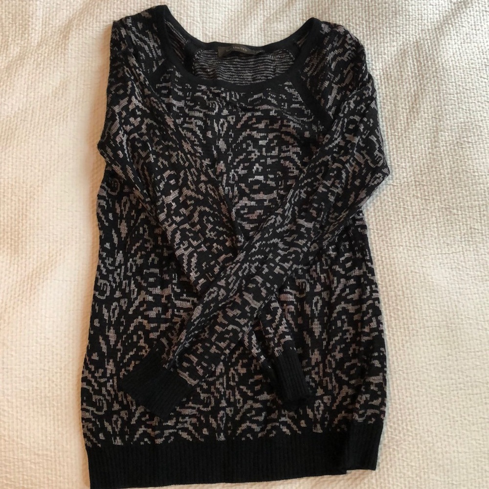 Black/silver sweater